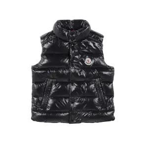 [MONCLER] 키즈 TIB 로고 패치 패딩 조끼 블랙 1A126 20 68950 999