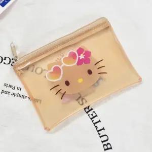 태닝 키티 PVC 미니 파우치 동전지갑 캐릭터 카드지갑 케이스