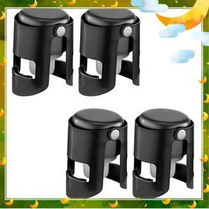 BQ-4 팩 샴페인 스토퍼 병뚜껑 진공 밀봉 와인 마개