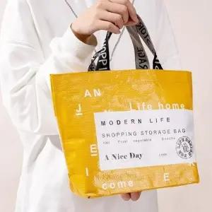 [라일리] Rly 타포린 가방 S 마트 쇼핑백 분리수거 장바구니  41566607)