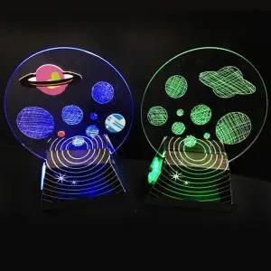 [셀러허브]태양계 행성 아크릴 그림 램프 만들기 5세트 K00247 (S31268874)