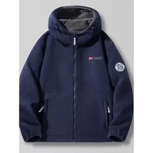 양면 폴라폴리스 아우터 남성 아우터 캐시미어 겨울 방한 보온 재킷