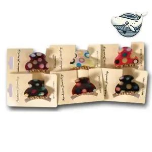 컬러풀 미니 헤어 핀 집게 핀 스타일링 헤어