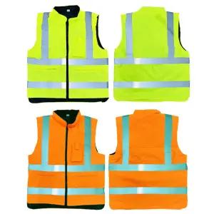 겨울 패딩 안전조끼 주황 형광 XL 2XL