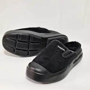 엄브로 뮬 슬리퍼 키높이 털 실내화 방한 패딩슈즈 여성 코듀로이 블로퍼