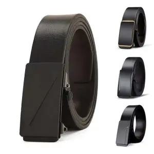 자동 인기 가죽 버클 벨트 남성벨트 가죽벨트 남자허리띠 허리띠 남자가죽벨트