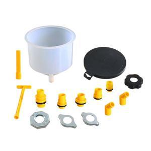 일반 누출 방지 냉각수 깔때기 세트, 차량 견고한 라디에이터 블리더 15x