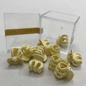 [골드스마일]여성용 올림머리 반묶음 미니집게핀 베이지 10P