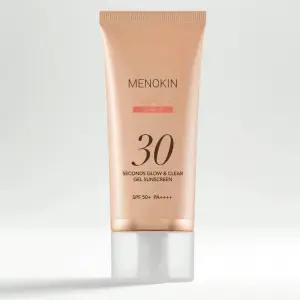 메노킨 선크림 30초 글로우 앤 클리어 젤 선스크린 톤업 50ml