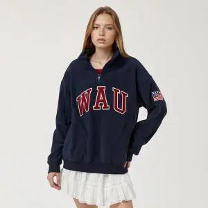 [후아유](마산점)Patch Fleece Half Zip-up WHMAF4V21U