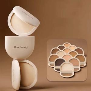 레어 뷰티 세팅 파우더 오일 컨트롤 메이크업 브라이트닝 스킨 톤 미러 포함 컴팩트 휴대용