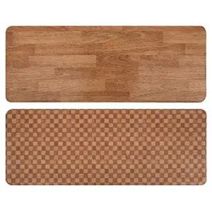 국산 우드 주방 싱크대 씽크대 PVC 양면 발 매트 대