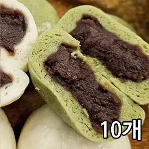 앙금빵빵 잔기지 쑥찐빵(우리쌀 사용) 10개