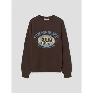 [에잇세컨즈] 기모 그래픽 스웨트 셔츠  브라운 (355Y41LY2D)