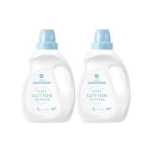 그린핑거 유아 신생아 섬유 유연제 코튼향 1.4L 2개