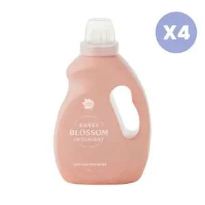 그린핑거 유아 세탁 중성 액체 세제 블라썸 1.4L 4개