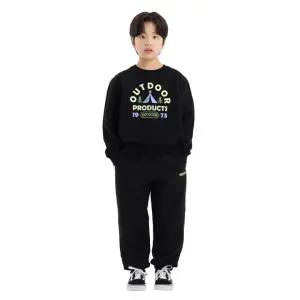 아웃도어 프로덕츠 아동 플리스 상하의 세트 - 블랙