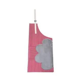 수건달린앞치마 레드색상