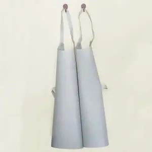 두꺼운 부직포 앞치마 회색