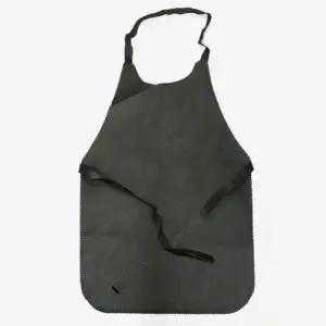 두꺼운 부직포 앞치마 검정