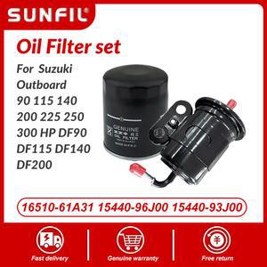 16510 61A31 15440 200 96J00 세트 DF90 필터 DF200 스즈키 DF140 115 250 93J00 DF115 225 90 아웃보드용 300 140