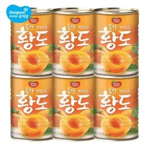 [동원] 황도 400G X 6캔/백도 선택td[35090095]