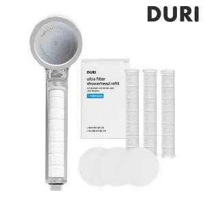 [프리젠트][6개월 세트] NEW 두리 울트라 아토필터 샤워기 본품 + 리필 필터 6p 세트