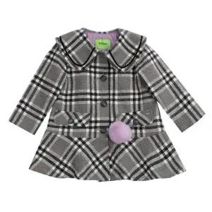 [갤러리아] 티파니주니어 겨울 GY 체크 코트 T25KAC010