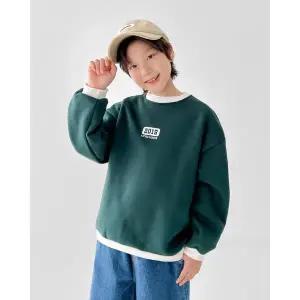 [리틀브로] (아동)B.리틀링거맨투맨_딥그린[티셔츠BFJA459C]