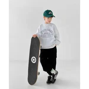 [리틀브로] (아동)B.아이티맨투맨_백멜란지[티셔츠BFJA465C]