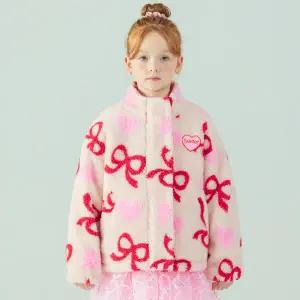 [아이러브제이] 리본리스 뽀글이 집업 JXWOU12