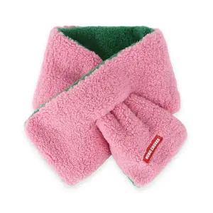 [보보쇼즈] 키즈 로고 패치 머플러(핑크/그린) B225AI048 661