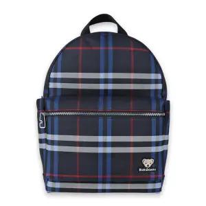 [버버리] 키즈 베어 로고 패치 체크 백팩(스톰블루) 8108443