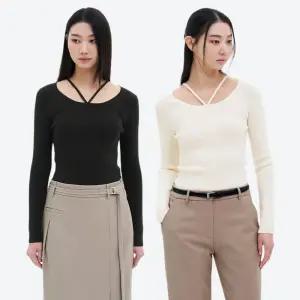 [에잇세컨즈] 리브드 네크 스트랩 풀오버 (325251LY2) (2종)