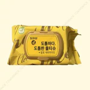 노브랜드 도톰한 물티슈 캡형 100매 10개