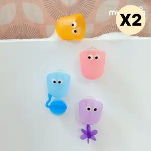 스엔코샵 아기 물놀이 폭포만들기 목욕장난감4p X 2p