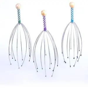 [골드스마일]간단하고 편리한 헤어 머리 두피 건강 케어 지압 마사