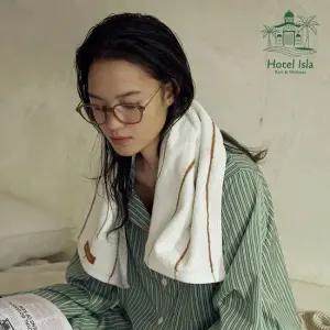 프리미엄 타월 4p세트 솔리드2p+스트라이프2P)