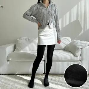 [아우트]여자 기모레깅스 겨울 유발 키큰녀 타이즈