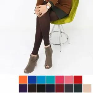 [아우트]따뜻한 기본 무발 치마레깅스 기모 레깅스