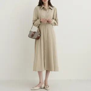 올르 스트랩set 트렌치 셔츠 롱 원피스_BDOP022