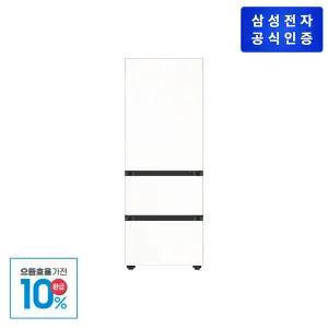[으뜸효율] 삼성 비스포크 김치냉장고 키친핏 313L 코타화이트 RQ33DB74C1AP