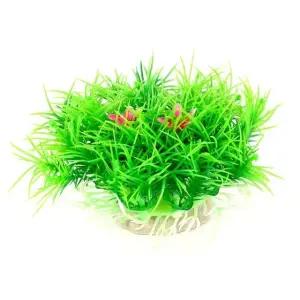 고품질 어항꾸미기 열대어 은신처 인조 수초 뾰족한 잎 그린 (WE408B5)