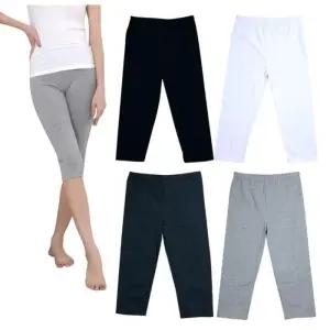 [아우트]여자 면스판 레깅스 홈웨어바지 8부