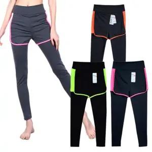 [아우트]일체형 레깅스 y존커버 운동바지