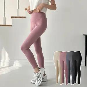 [아우트]필라테스 겨울레깅스 무봉재 레깅스 9부