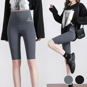 [아우트]보이는 하이웨스트 두꺼운레깅스 슬림핏 5부