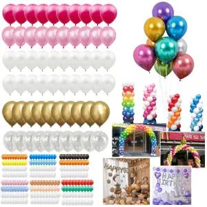 풍선장식40개혼합세트 메탈20개혼합세트 파티 행사 브라이덜샤워 생일파티 돌잔치 프로포즈 홍보 개업 축하