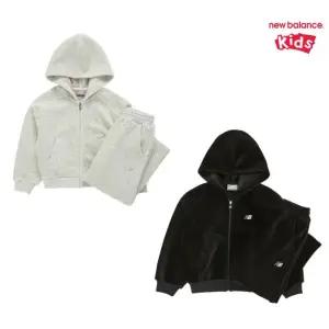 [롯데백화점]뉴발란스 NBSC_여아 벨로아 트랙 집업 셋업 (NK9YF4705G)