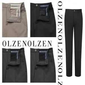 [올젠] 허리밴드 피치기모 스판 슬랙스 팬츠 4컬러 ZOE4PP1306